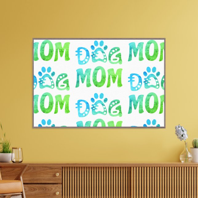 Dog Mom Canvas Print (Insitu(LivingRoom))