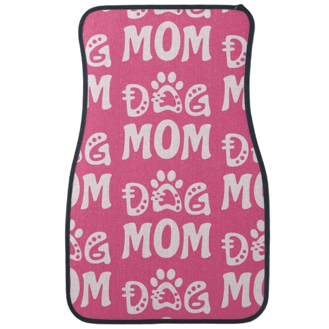 Dog Mom Car Floor Mat (Front)