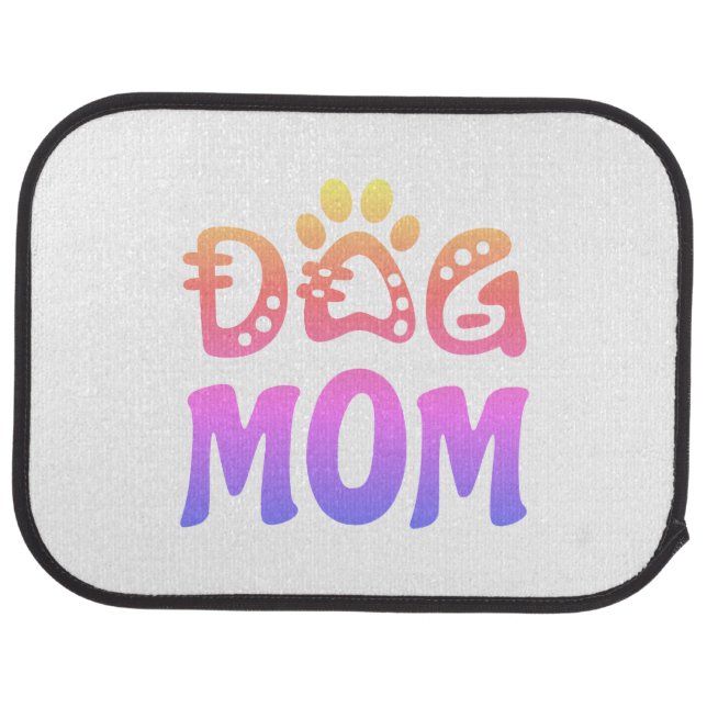 Dog Mom Car Floor Mat (Rear)