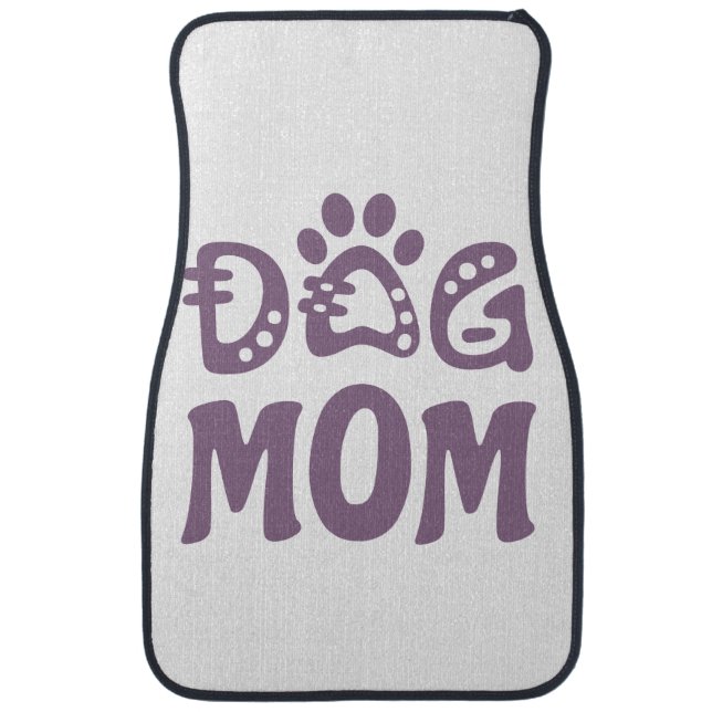 Dog Mom Car Floor Mat (Front)