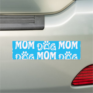 Dog Mom Car Magnet