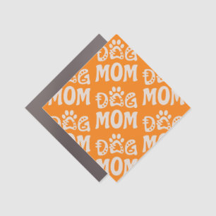 Dog Mom Car Magnet