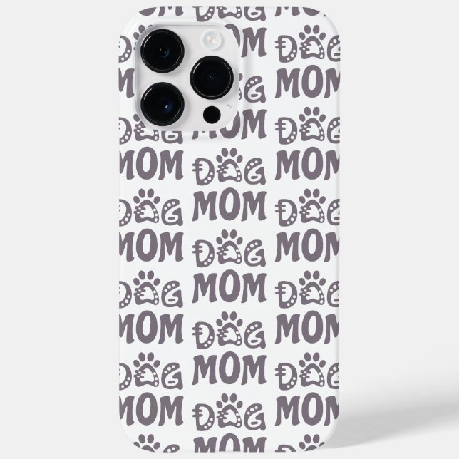 Dog Mom Case-Mate iPhone Case (Back)