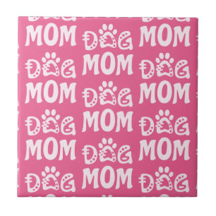 Dog Mom Ceramic Tile