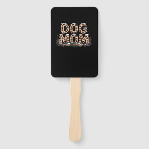 dog mom Classic T-Shirt Hand Fan