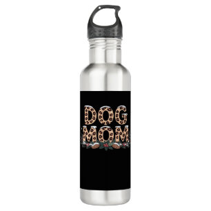 dog mom Classic T-Shirt Stainless Steel Water Bottle
