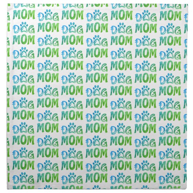 Dog Mom Cloth Napkin (Front)