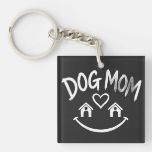 Dog Mom Club – Cute Pet Lover Design Keychain