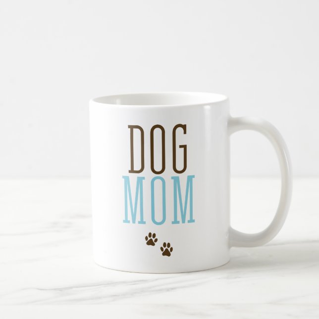 Dog Mom. Coffee Mug (Right)