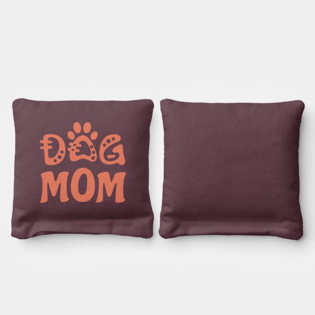 Dog Mom Cornhole Bags (Bag 1)