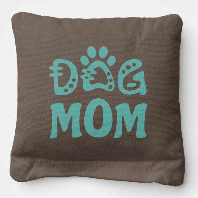 Dog Mom Cornhole Bags (Front)