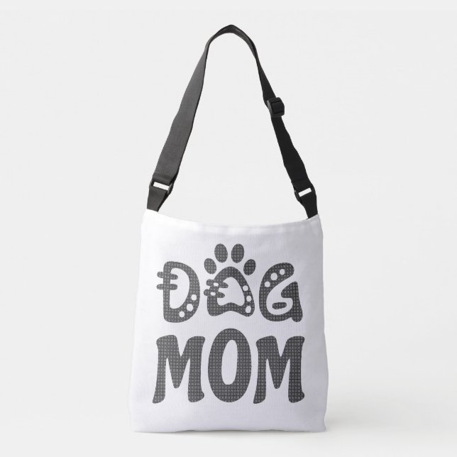 Dog Mom Crossbody Bag (Front)