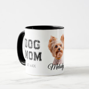 Dog Mom Custom Dog Photo Mug