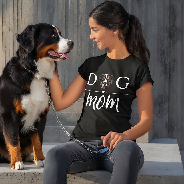 Dog Mom Cute Bernese Mountain T-Shirt (bernese dog mom shirt)