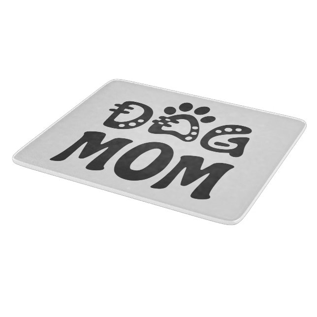 Dog Mom Cutting Board (Corner)