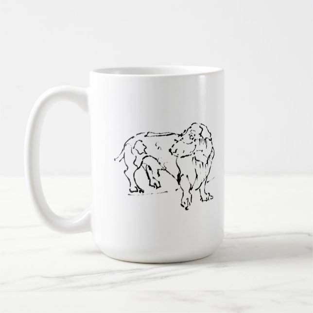 Dog Mom Dachshund Mug – Personalized Dog (Left)