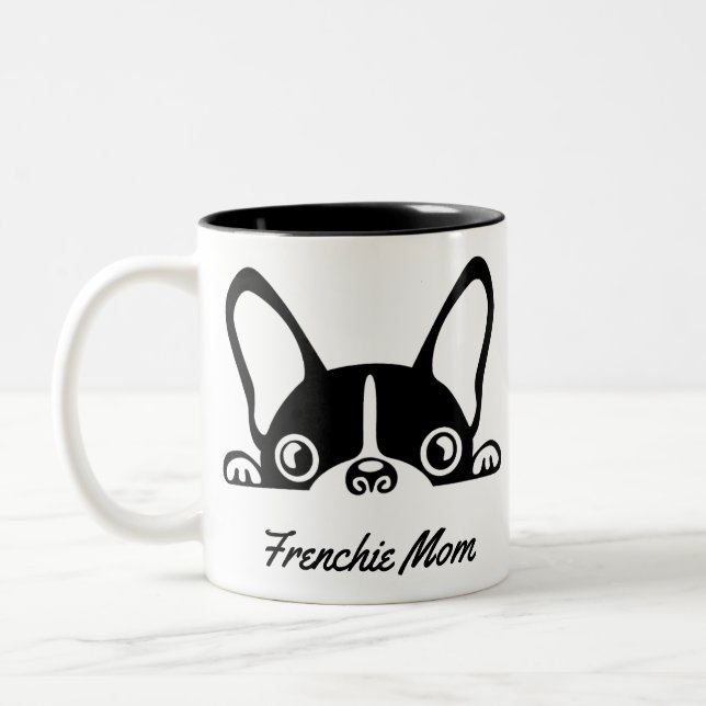 Dog Mom/Dad Customizable Frenchie Mug (Left)