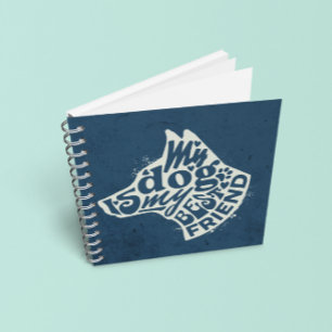 Dog mom dad gift  notebook
