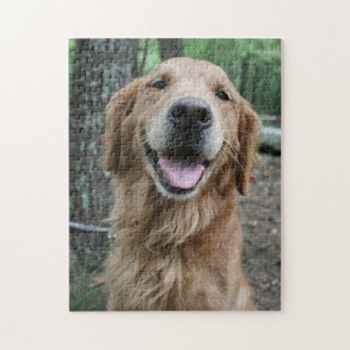 Dog Mom Dad Puppy Lover Custom Photo Personalized Jigsaw Puzzle