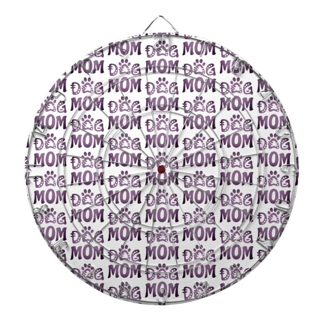 Dog Mom Dart Board (Front)