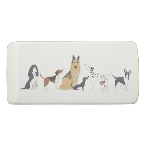 Dog Mom Dog Dad Rescue Mom Dog Breeds Eraser