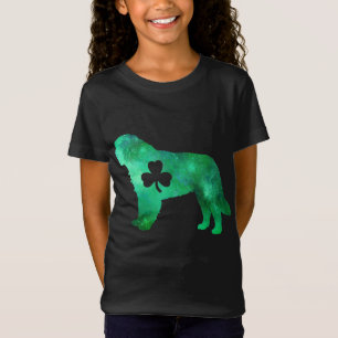 Dog Mom Dog Lover St Patrick's Day Saint Bernard M T-Shirt