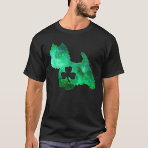 Dog Mom Dog Lover St. Patrick's Day Westie Mom Men T-Shirt