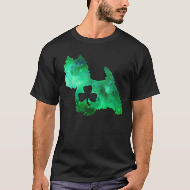 Dog Mom Dog Lover St. Patrick's Day Westie Mom Men T-Shirt (Front)