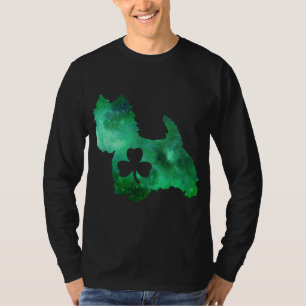 Dog Mom Dog Lover St. Patrick's Day Westie Mom Wom T-Shirt