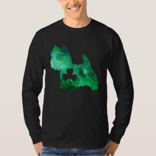 Dog Mom Dog St Patrick's Day Westie Mom Mens Wome T-Shirt