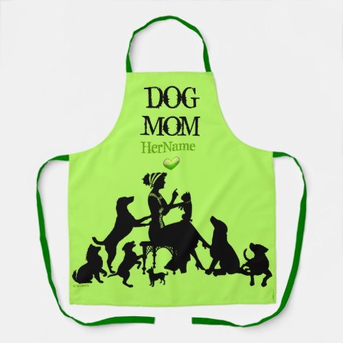 Dog Mom Dog Trainer Doggy Daycare Dog Lover Apron