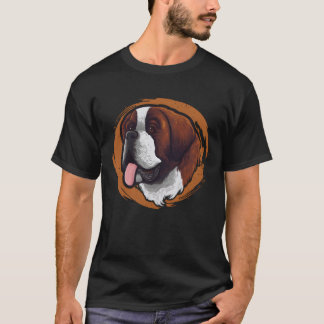 Dog Mom Dogfather Dog Daddy Dog Lover Saint retro  T-Shirt