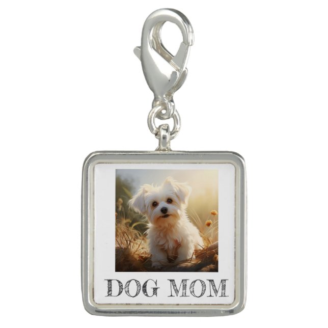 Dog Mom Doggy Friend Pet Animal Charm (Front)