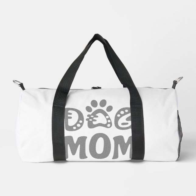 Dog Mom Duffle Bag (Front)
