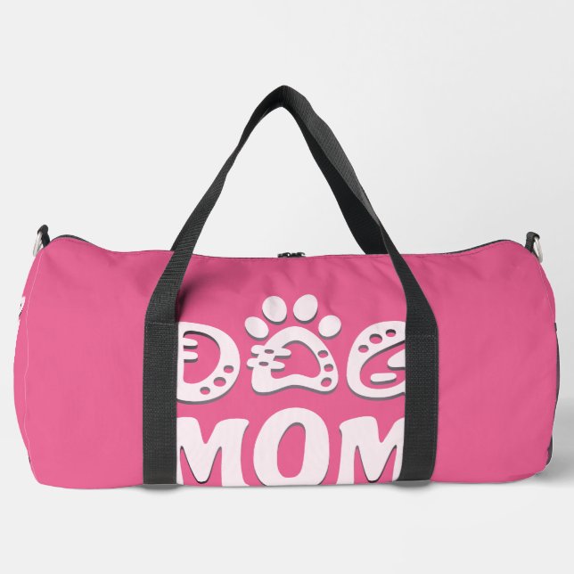 Dog Mom Duffle Bag (Front)