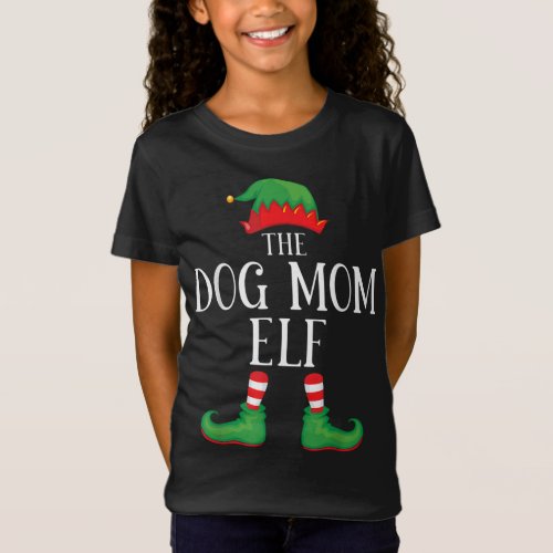 Dog Mom Elf Matching Group Xmas Funny Family Chris T_Shirt