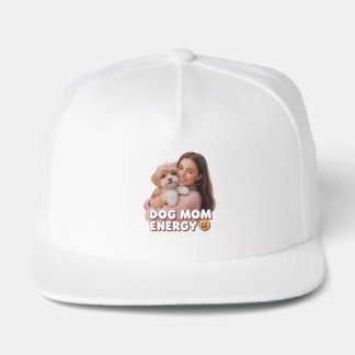 Dog Mom Energy - trendy dog mom design Snap Back Hat