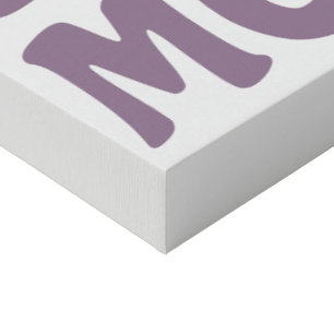 Dog Mom Faux Canvas Print