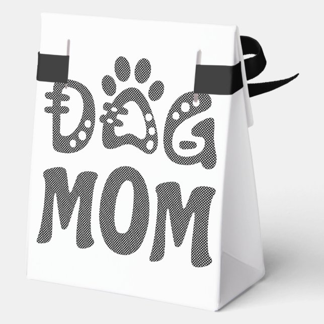 Dog Mom Favor Boxes (Back)