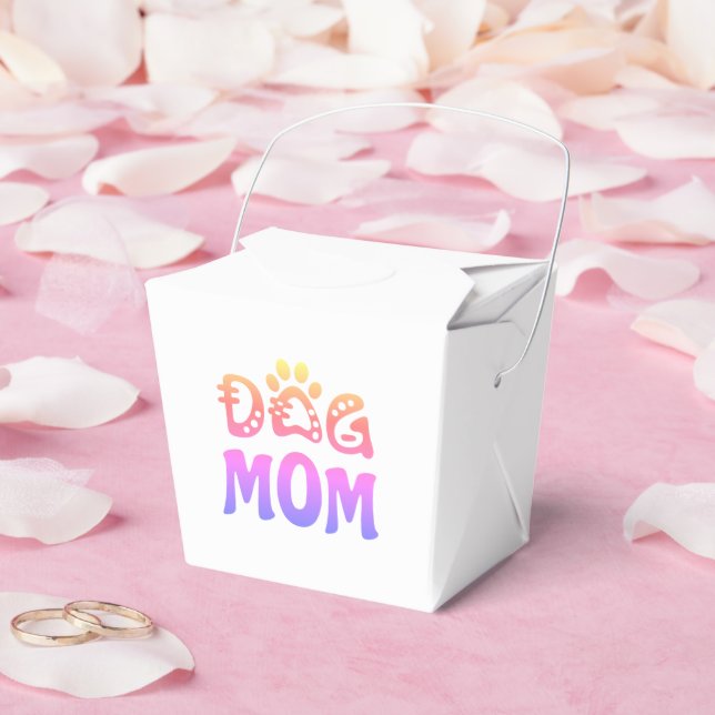 Dog Mom Favor Boxes (Wedding)