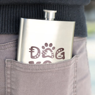 Dog Mom Flask
