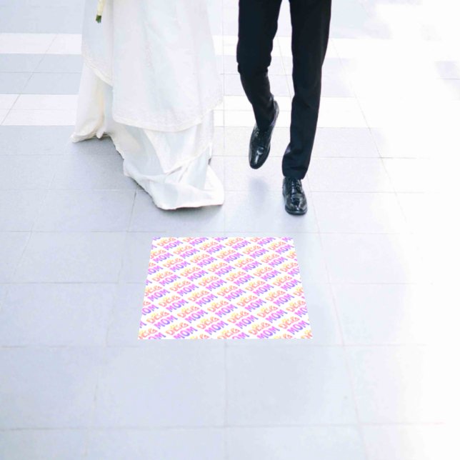 Dog Mom Floor Decals (Wedding)