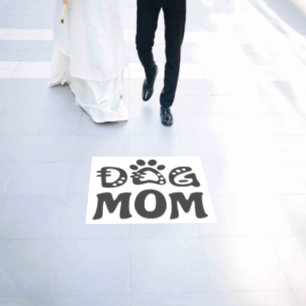 Dog Mom Floor Decals