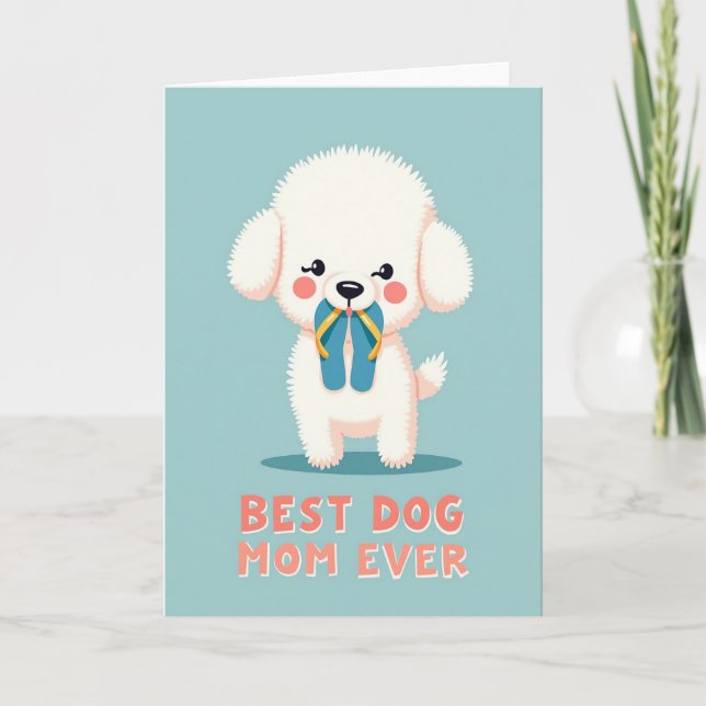 Dog Mom Floral Day Card (Front)