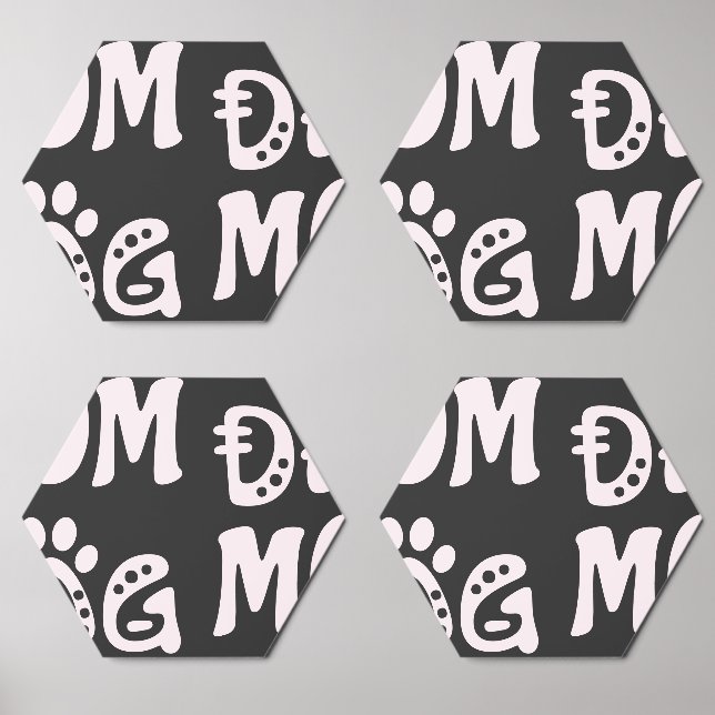 Dog Mom Foam Core Photo Tile (Front)