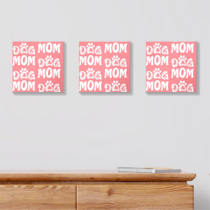 Dog Mom Foam Core Photo Tile