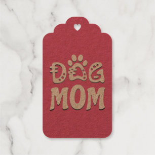 Dog Mom Foil Gift Tags