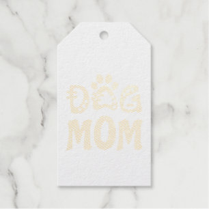 Dog Mom Foil Gift Tags