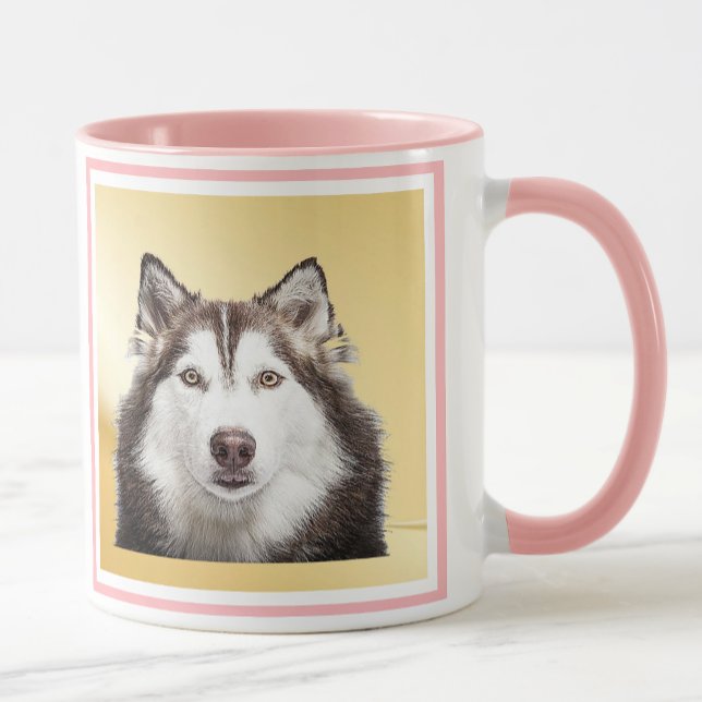 Dog Mom Funny Mother's Day Pet Photo Poem Pawprint Mug (Creator Uploaded)