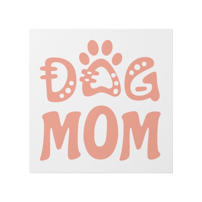Dog Mom Gallery Wrap (Front)